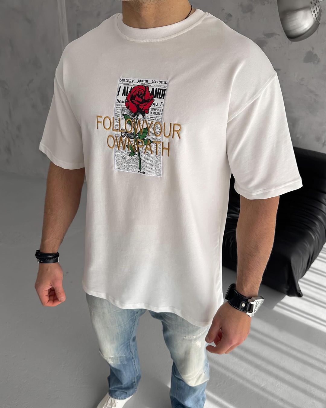 FLOWER - Oversize t-shirt