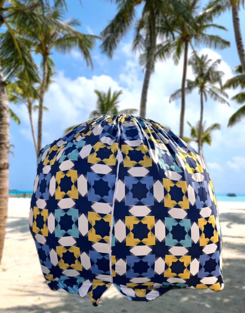 غطاء مظلة الشاطئ للحماية من أشعة الشمس