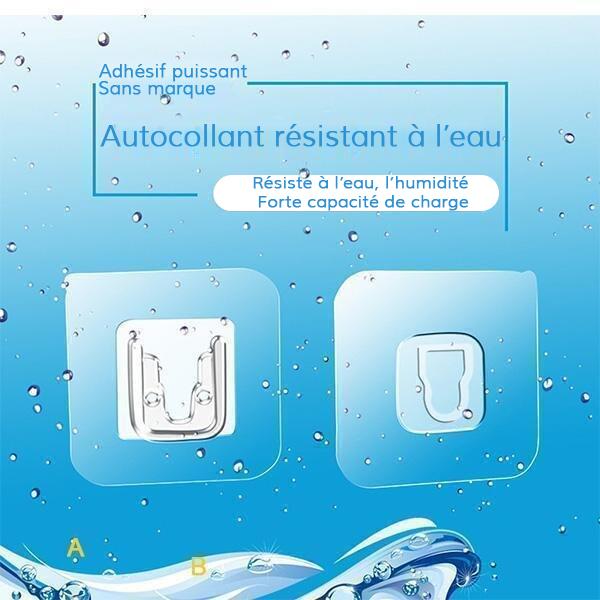 AccrochTout™ ⎮Support Adhésif De Rangement