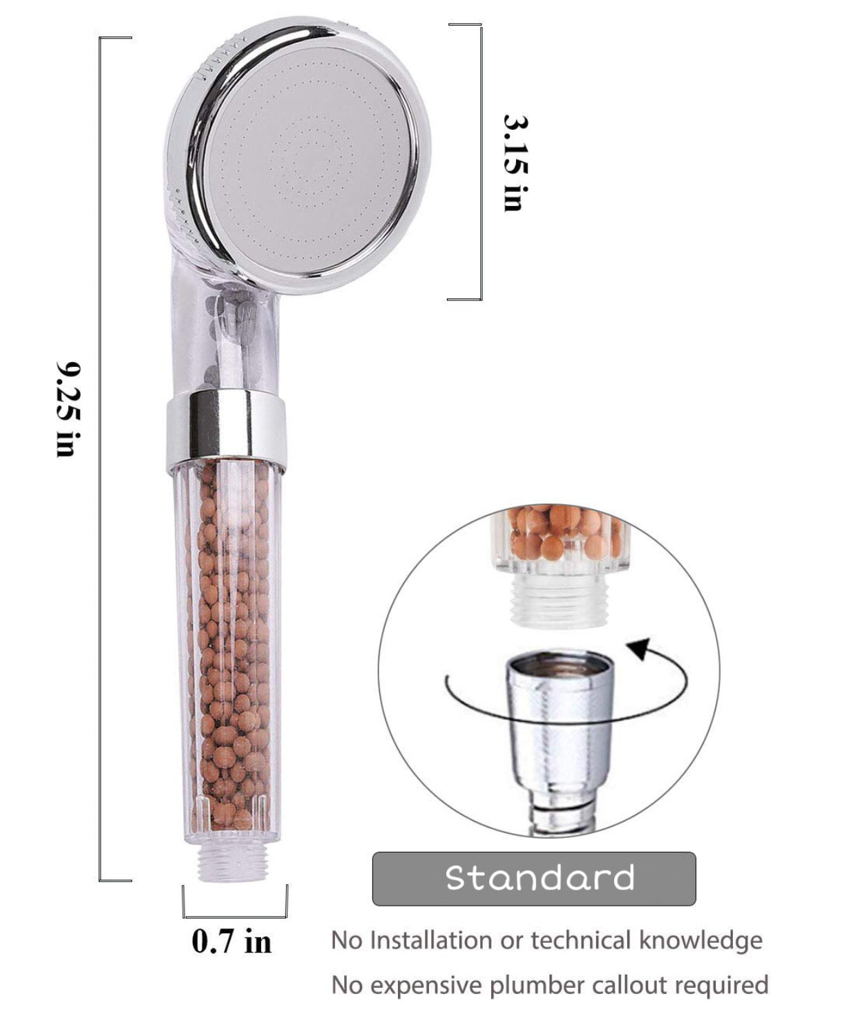 Douchette Économique - مرش إقتصادي للماء ويوفر ضغط عالي