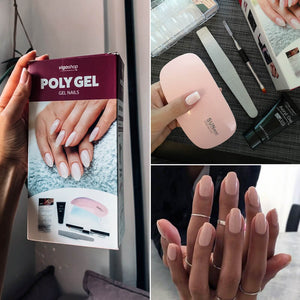 Pack Complet Polygel ( 6 Pièces ) + Cadeau Gomme d'épilatoire Original