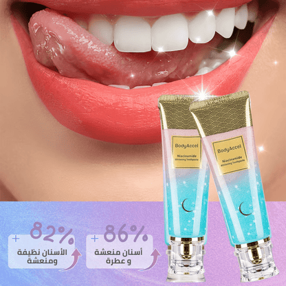 BodyAccel - نياسيناميد معجون لتبييض الأسنان