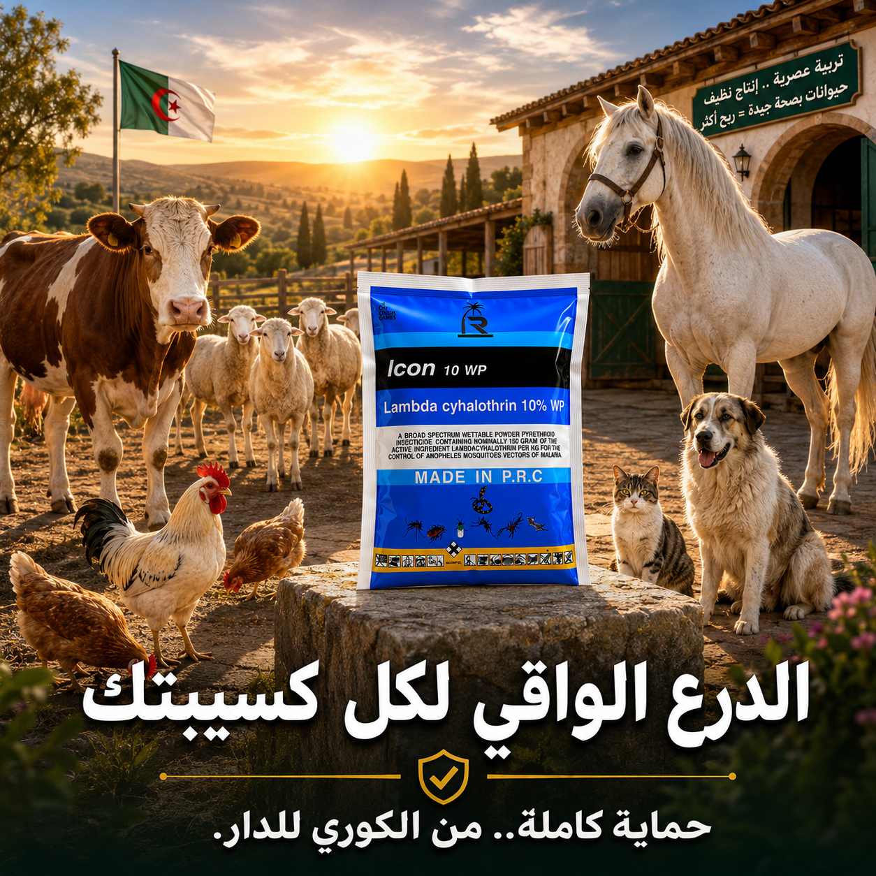 Anti Insectes & Reptiles  - بودرة مخصصة للقضاء على جميع أنواع الحشرات والزواحف