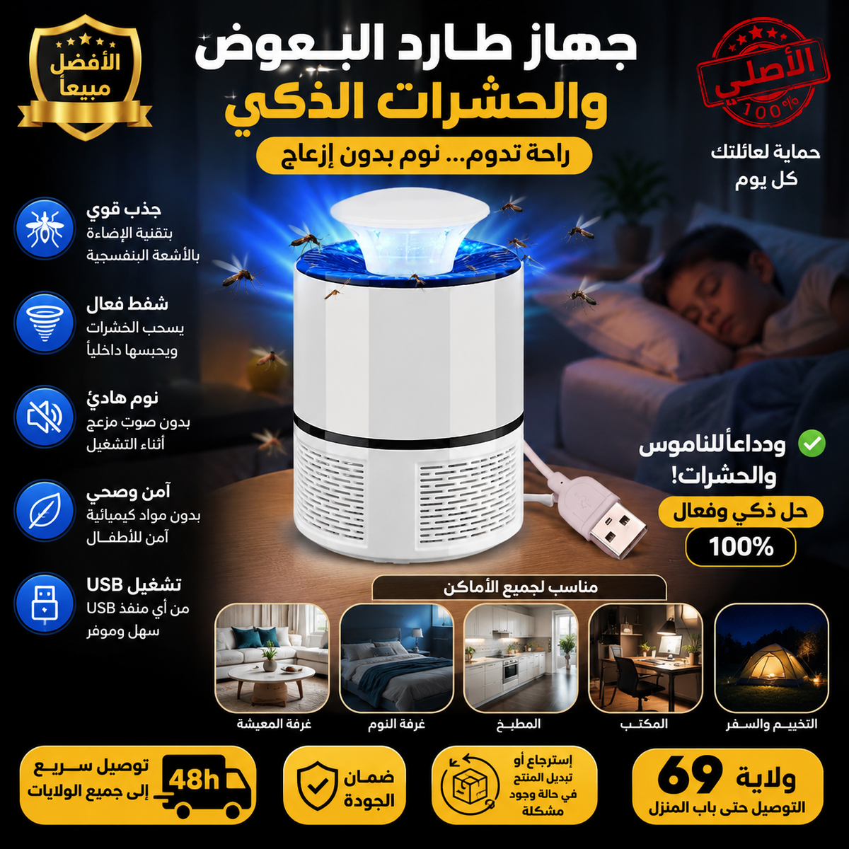 Appareil Anti Moustique - صاعق الناموس الكهربائي