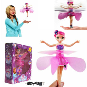 لعبة الدمية الطائرة أفضل هدية لأطفالك - Jouet de princesse volante lumineuse