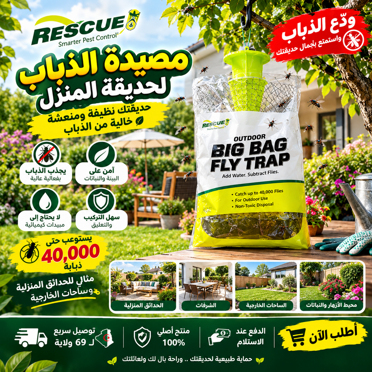 Big Bag 40.000 Mouches - مصيدة الذباب