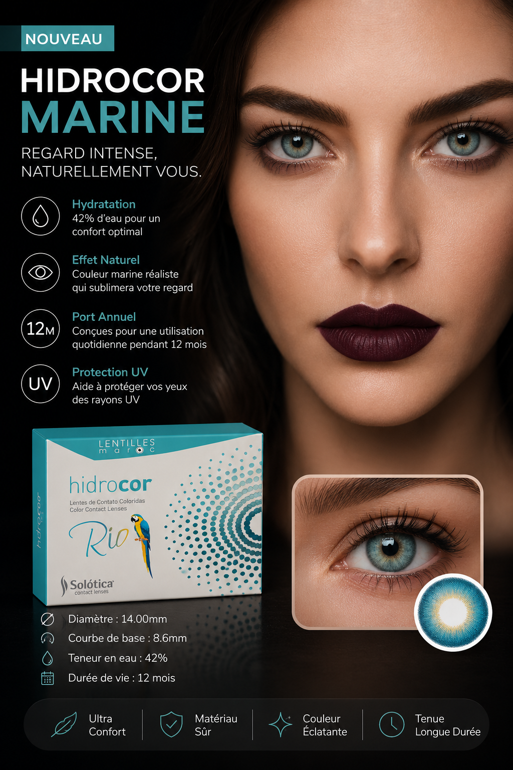 Hidrocor -  Lentilles Effet Naturel