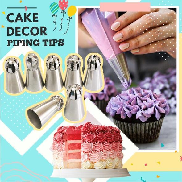 Déco Gâteaux | أدوات تزيين الكيك - مجموعة من 12 أشكال جميلة ومختلفة