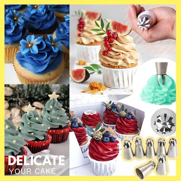 Déco Gâteaux | أدوات تزيين الكيك - مجموعة من 12 أشكال جميلة ومختلفة
