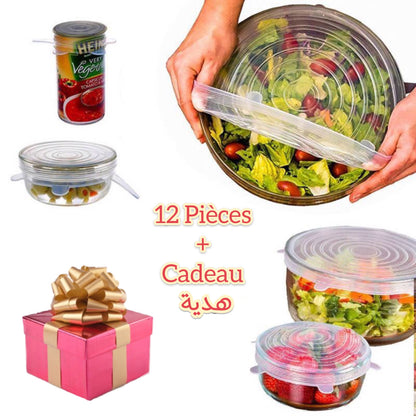 Couvre Food - أغطية للحفاظ على جميع أطباقك ( +1 Cadeau )